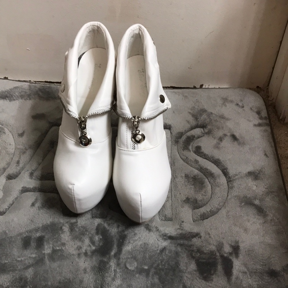 White booties